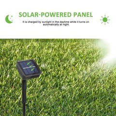 Outdoor 39ft 100 LED Solar Powered String Lights, Waterproof Copper Wire Light