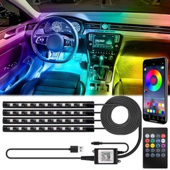 BFXM Car Interior Lights Car Accessories Interior 5V LED Strip Lights with USB