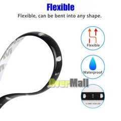Lot Waterproof 12”/15 DC 12V Motor LED Strip Underbody Light For Car Motorcycle