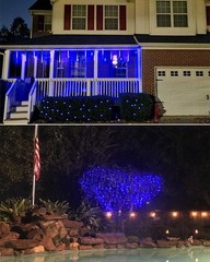Christmas Lights Outdoor UL Listed Blue Falling Rain Drop Meteor Shower IP65 …