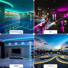NEW 5M/10M/20M LED Neon RGB strip stripe flex tube strip light outdoor lighting