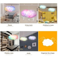 3d Big Cloud Lightning Light Kit Music Sync Warm White Multicolor Lightning Chan