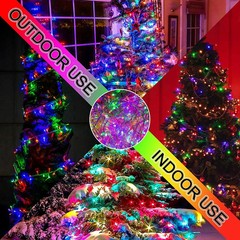 100 LED Fairy String Lights Christmas Tree Wedding Xmas Party Outdoor Home Decor