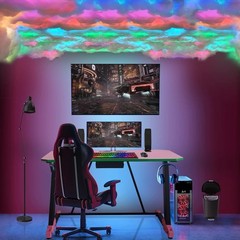 DIY Thunder Cloud Light Kit – LED Music Sync, Multicolor Lightning Room Decor