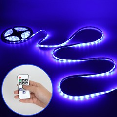 LED Strip Lights 16.4ft 5M LED Blue LED Tape Light Waterproof IP65 2850 SMD