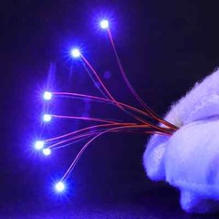 10pcs DIY Light Wired Flashing Led SMD 3V/12V Lamp For Toys Lighting