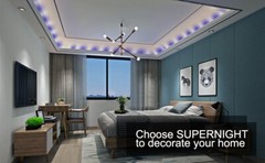 5M 5050 RGBW Cool White LED Strip Light Kit Non-Waterproof for Indoor Decoration