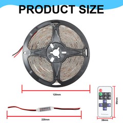 2835 LED RV Marine Boat 16.4 Feet Flexible Green LED Strip Tape Lights Fishing
