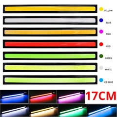 6~24 PACKS 12V LED Strip DRL Daytime Running Lights Fog COB Car Lamp Waterproof