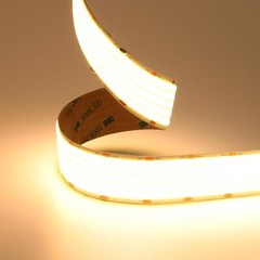 3000K COB LED Strip Light 3cm Wide 1600Leds/m DC 24V Flexible Home DIY Lighting