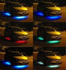 18pc Waterproof 12”/15 DC12V Motor LED Strip Underbody Light For Car Motorcycle