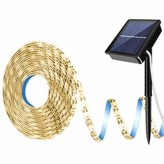 Upgraded Solar LED Strip Flexible Lights 8 Lights Mode Waterproof Outdoor Decor
