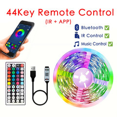 USB LED Strip Light APP Control IR Bluetooth Tape RGB IR Bedroom Living Room Sel