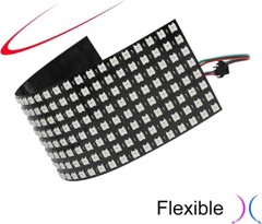 DC5V WS2812B 5050 RGB Flexible LED Panel Matrix Display Screen Addressable Light