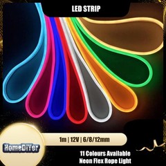 Separated Neon Flexible LED Light Strip Cover 6/8/12mm DIY Bendable Silicone