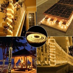 100-300Ft LED Rope Strip Light Waterproof Multi-color 4Mode Home Landscape Light