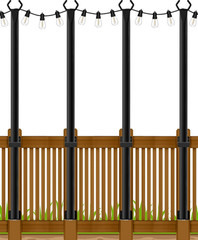 Outdoor String Lights, 150FT RGB+IC outside Light Dimmable Shatterproof LED Bulb