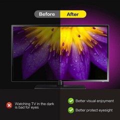 USB Flexible 5050 RGB Remote LED Strip Light Fairy Lights Room TV Party Bar 4PCS