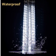 LDUSA Home Waterproof Meteor Shower Rain Lights 30cm 8 Tubes 192 LED Drop Lights