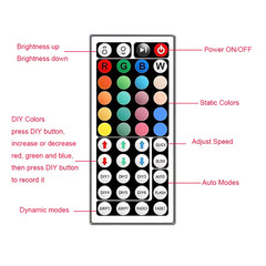 RGB LED Strip Lights with Remote Control – Color Changing Flexible Lights for Be