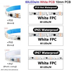 12V WS2811 RGB LED light strip Dream Full color 30led 60LEDs/m Flexible Led Tape