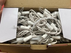 String Lights White Wire Clear Bulbs 200 Lights – Room Essentials 22+ Feet