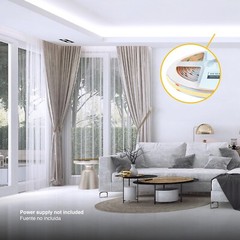 8mm COB LED Strip Cool White 6000ºK 24V 10W/m 1100lm/m 480LED/m 16.4ft