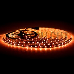 RGB 300LEDs 5050 5M Black PCB LED Strip Light Non-Waterproof+20Keys Music Remote