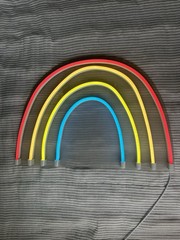 Rainbow LED Neon Light, Indoor Plug-In, White Cord, Wall Switch, Kids by Target