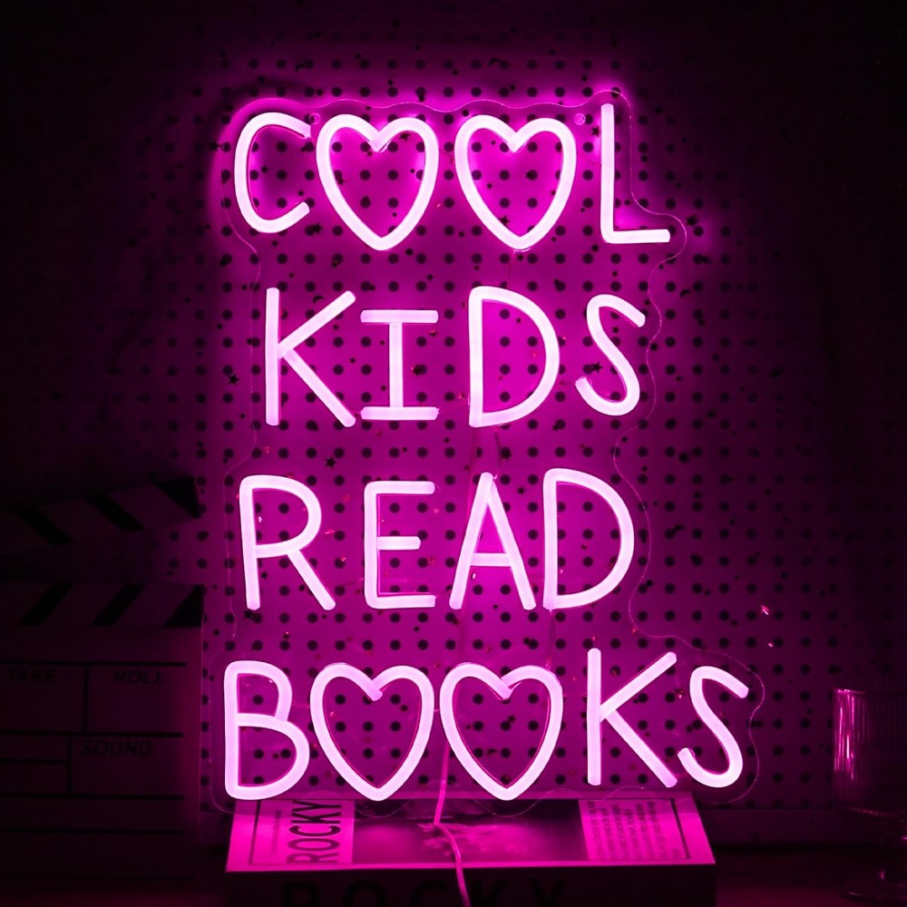 Neon Sign Dimmable USB Powered Cool Kids Neon Light for Wall Decor Pink Led R…