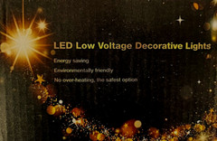180 LED 60ft String Decorative Lights Low Voltage Remote Control Energy Saving