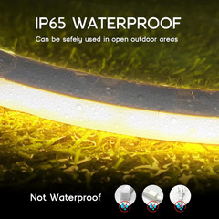 LED Strip Lights Warm White 3000K,9.8Ft 110-120V Neon Rope Lights,Flexible Silic