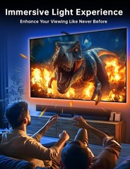 TV LED Backlight with Sensor, 14.7ft Cuttable RGB Lights That Change with TV …