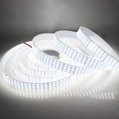 16.4Ft Super Bright Triple Row LED Strip Lights DC12V 1800LEDs Dimmable Flexible