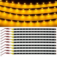 Lot Waterproof 12”/15 DC 12V Motor LED Strip Underbody Light For Car Motorcycle