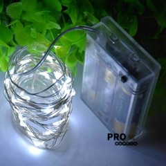 Mini LED Copper Wire String Fairy Lights Battery Power Box With 13-Key Remote