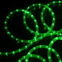 Green 8-Mode LED Outdoor Waterproof Rope Light 10′ 25′ 50′ 100′ 150′ 300′ ft