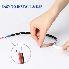 Lot Waterproof 12”/15 DC 12V Motor LED Strip Underbody Light For Car Motorcycle