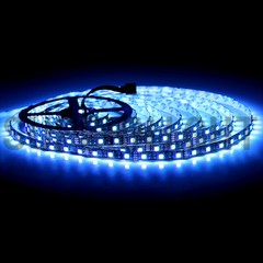 10Pcs Black PCB 5M 300Leds RGB 5050 SMD Flexible LED Strip Light Lamp Waterproof