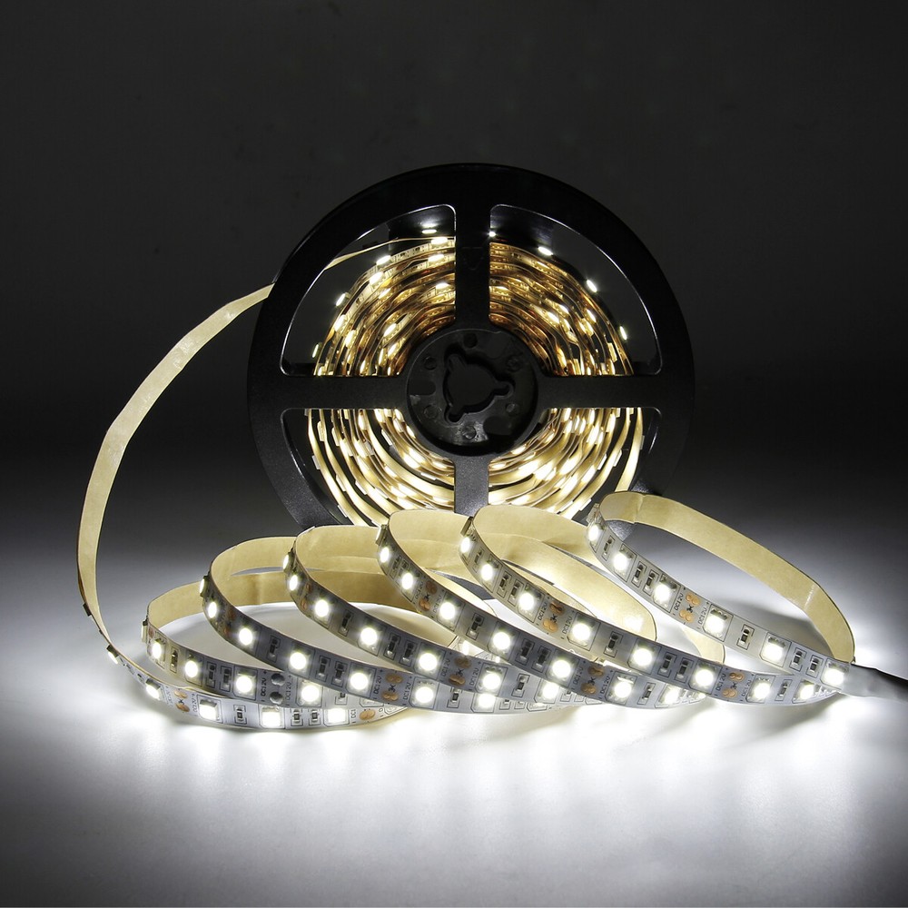 5M Daylight White 5050 SMD 300 Leds Indoor Light Strip Non-waterproof