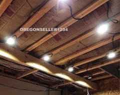 50 FT Led Work Light 10000LM Waterproof Construction String Lights Linkable