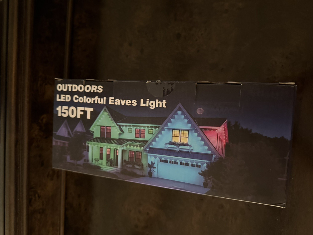 150FT Permanent Outdoor RGB Lights Smart LED Eaves Roof Lights App Remote NEW