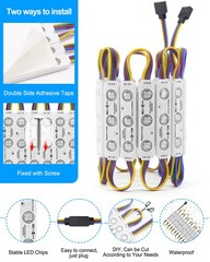 RGB LED Window Module Lights Waterproof Storefront Lights Business Decorative US