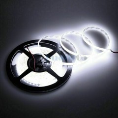 16.4FT Super Bright 2835 600 LED Strip Light Cool White 6000K Flexible DC12V 8mm