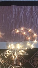 Star And Moon Curtain Lights With Rayovac 4 Pack C Batteries Included