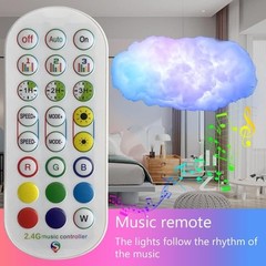 3D Big Cloud Lightning Light Kit Decorations for Adults and Kids Multicolor