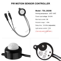 Motion Sensor LED Strip Light 12V Bed Light with Automatic Turn Off Timer Light