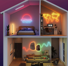 Smart LED Strip Lights, Neon Rope Light with App/Remote Control, Color Changing