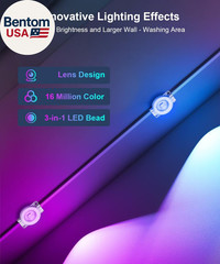 200Ft Permanent Outdoor Lights for House, 2025 Smart RGB LED outside Lights with