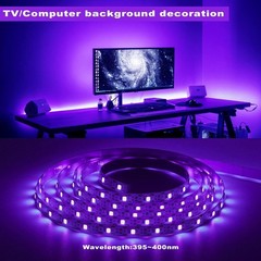40Ft LED Black Light Strip Kit, 720 Units Lamp Beads, Non-Waterproof Blacklights